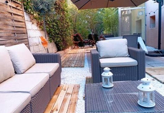 Flat with a garden
