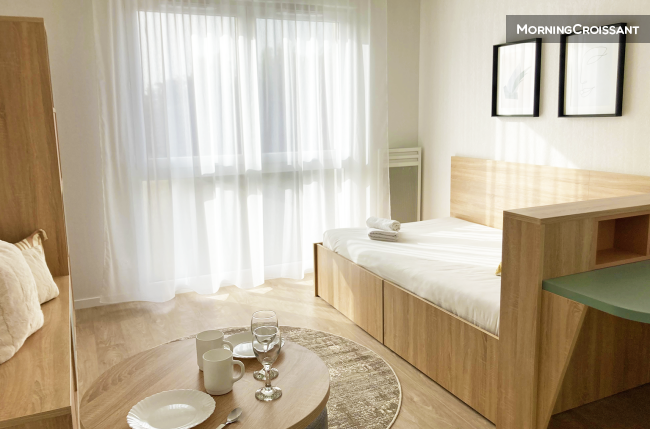 Furnished studio in residence 23m²