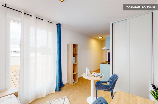 Charming furnished studio 21m²