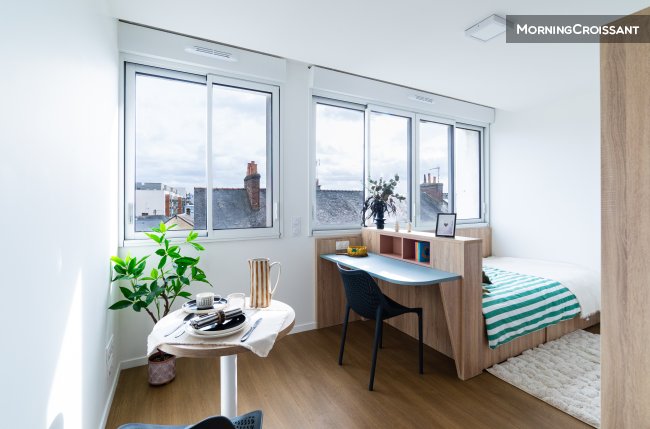 Furnished studio in residence 19m²